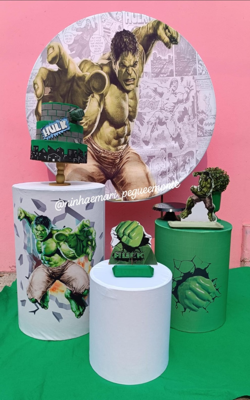 Kit Prata Hulk - N&M-pegue e monte