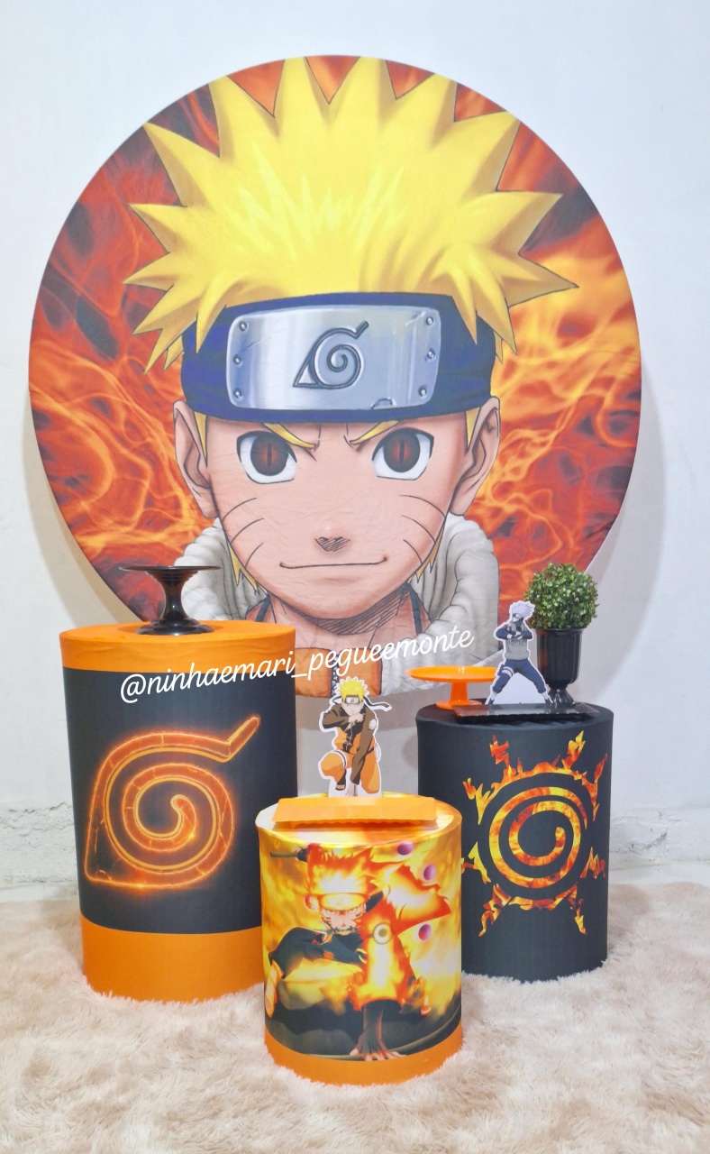 Kit Prata Naruto 3 - N&M-pegue e monte
