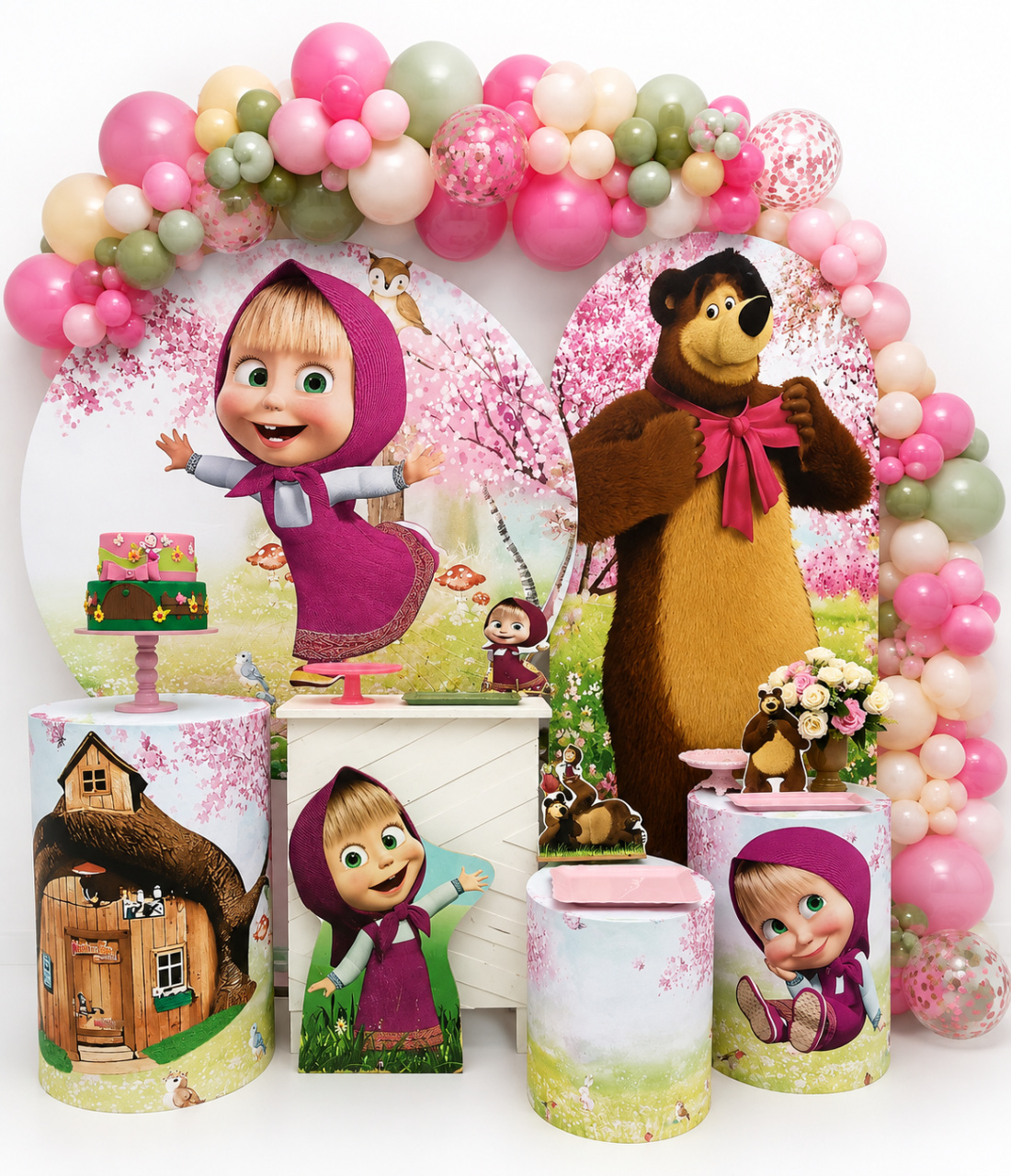 Decoração Kit Diamante Marcha E Urso - N&M-pegue e monte