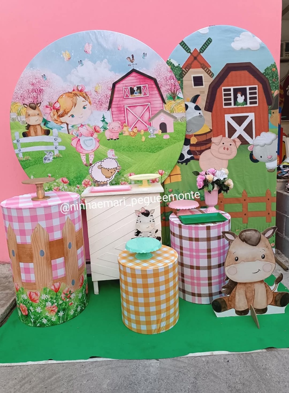 Kit Diamante Fazendinha Menina1 - N&M-pegue e monte