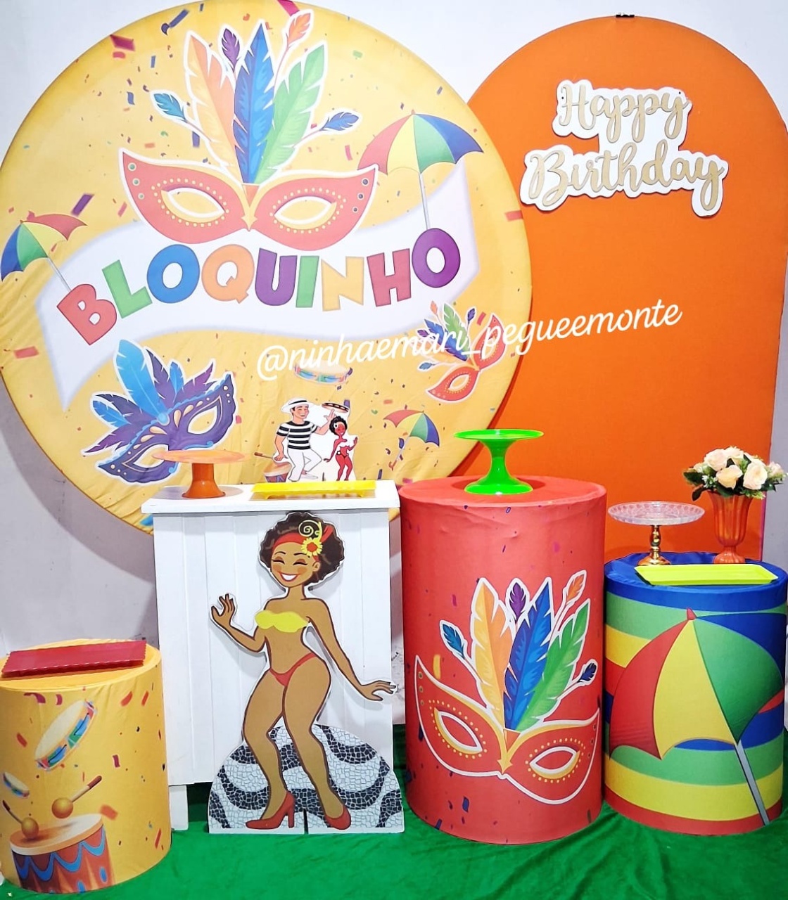 Kit Diamante Carnaval Bloquinho  - N&M-pegue e monte