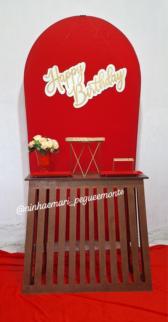 Kit Luxo Vermelho 3 - N&M-pegue e monte