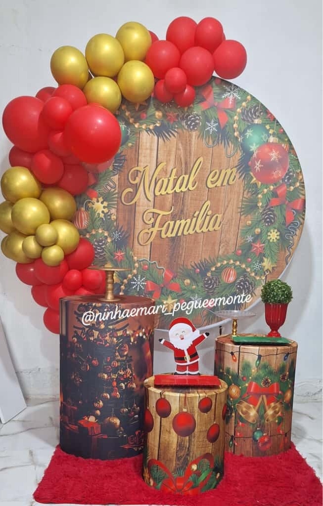 Kit Prata Natal Em Família  - N&M-pegue e monte