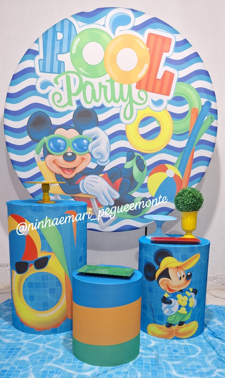 Pool Party Mickey  - N&M-pegue e monte