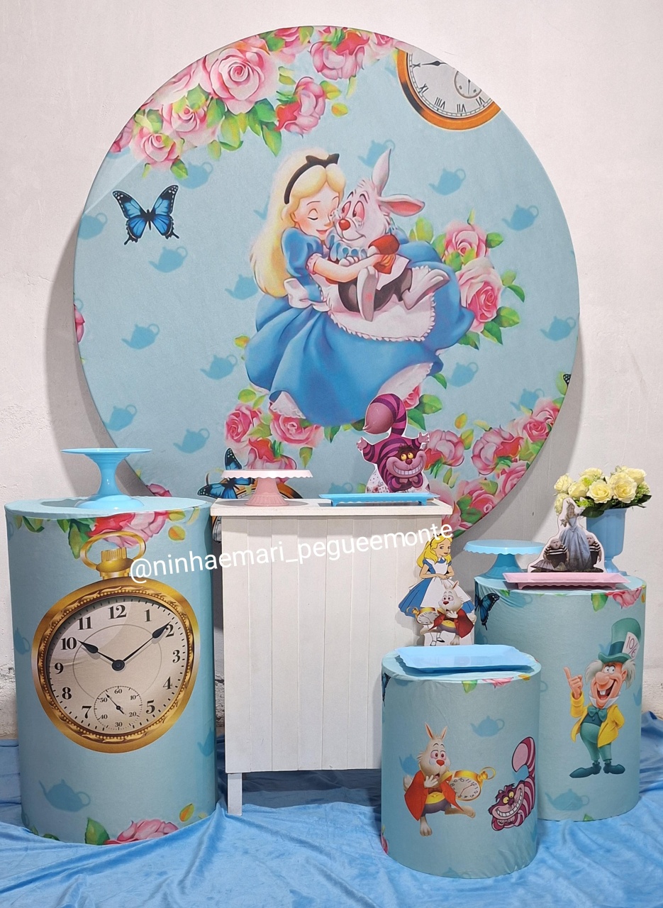 Kit Ouro Alice No Pais das Maravilhas  - N&M-pegue e monte