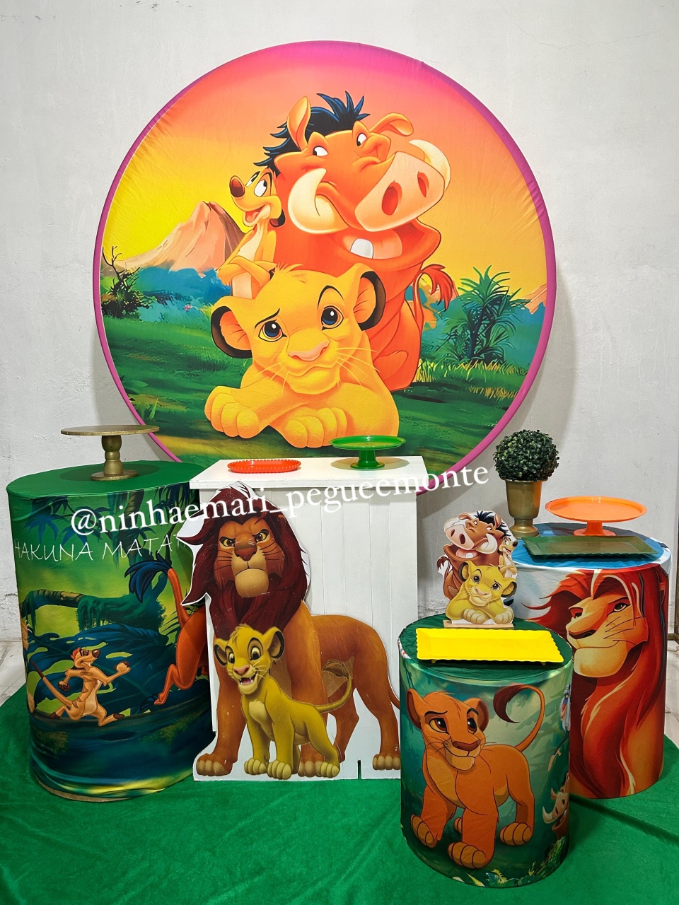 Kit Ouro Rei Leão 1 - N&M-pegue e monte