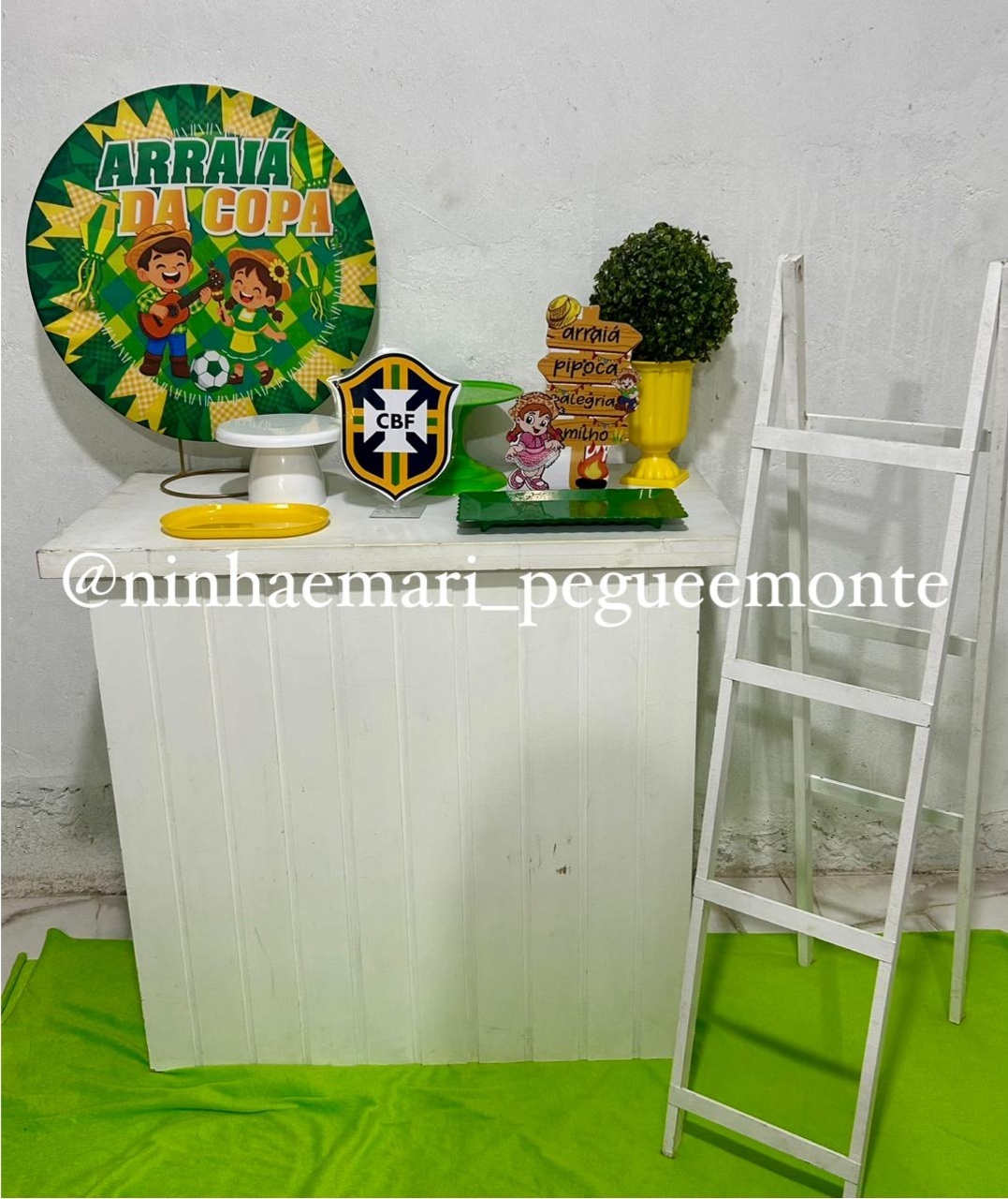 Kit Mesa Arraiá da Copa - N&M-pegue e monte