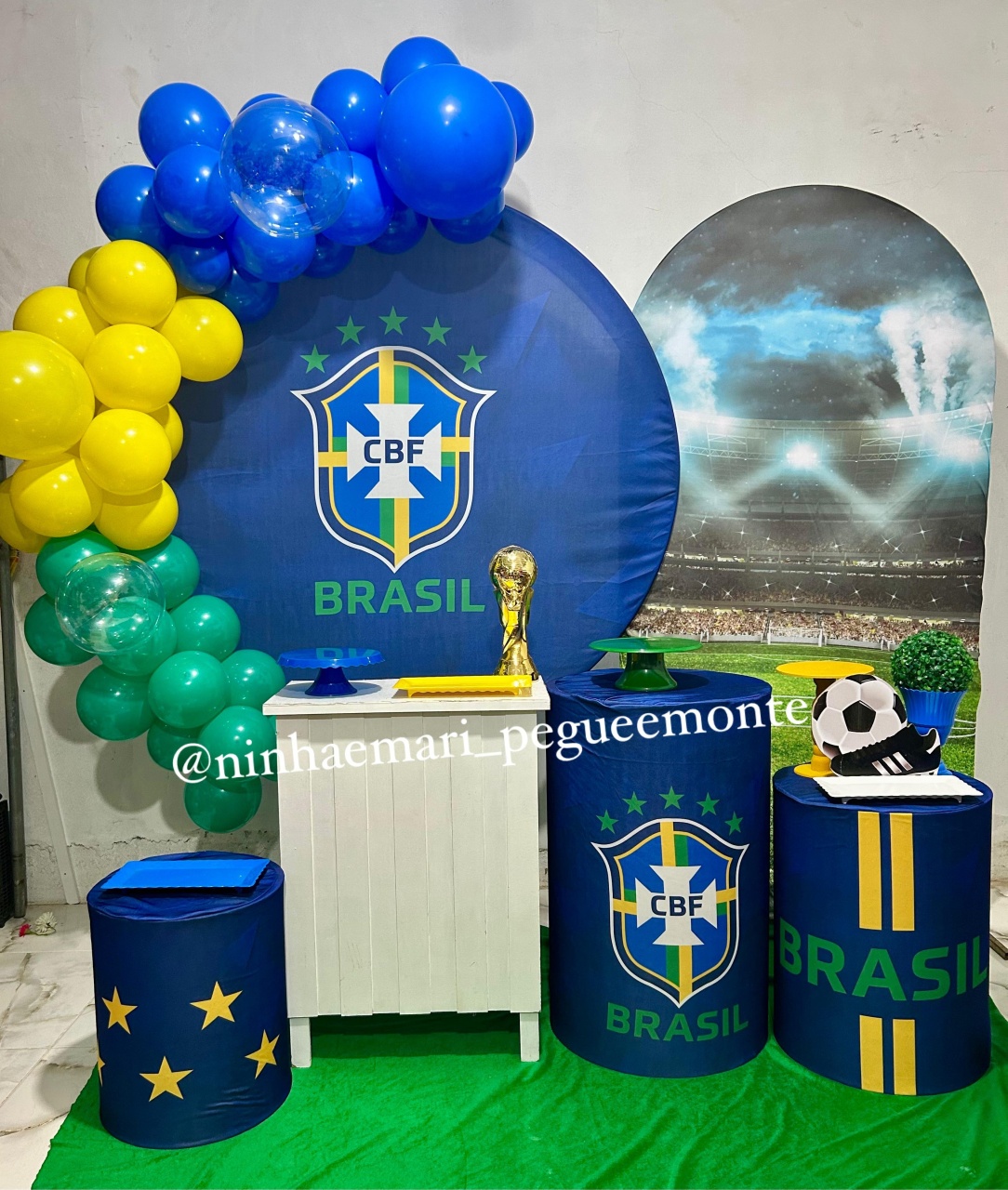 Kit Diamante Brasil Azul - N&M-pegue e monte