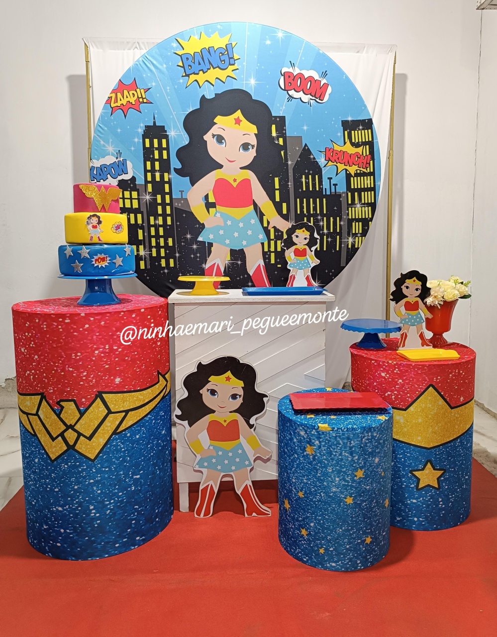 Kit Ouro Mulher Maravilha Cut - N&M-pegue e monte
