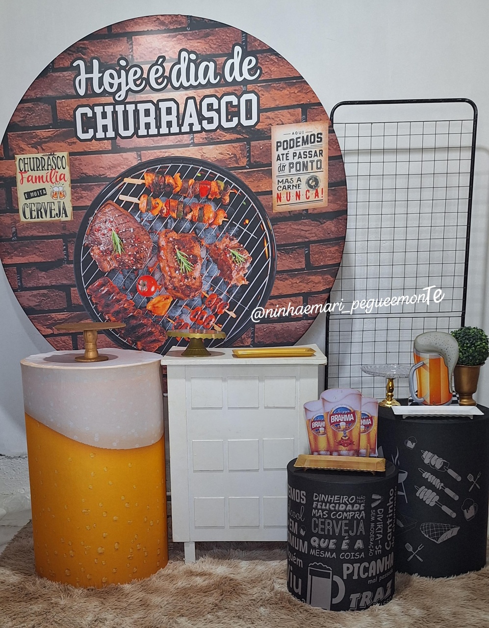 Kit Diamante Churrasco  - N&M-pegue e monte