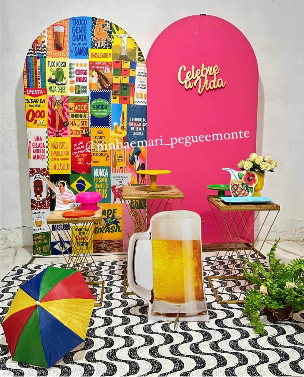 Kit Composição Brasilidades Rosa 1 - N&M-pegue e monte