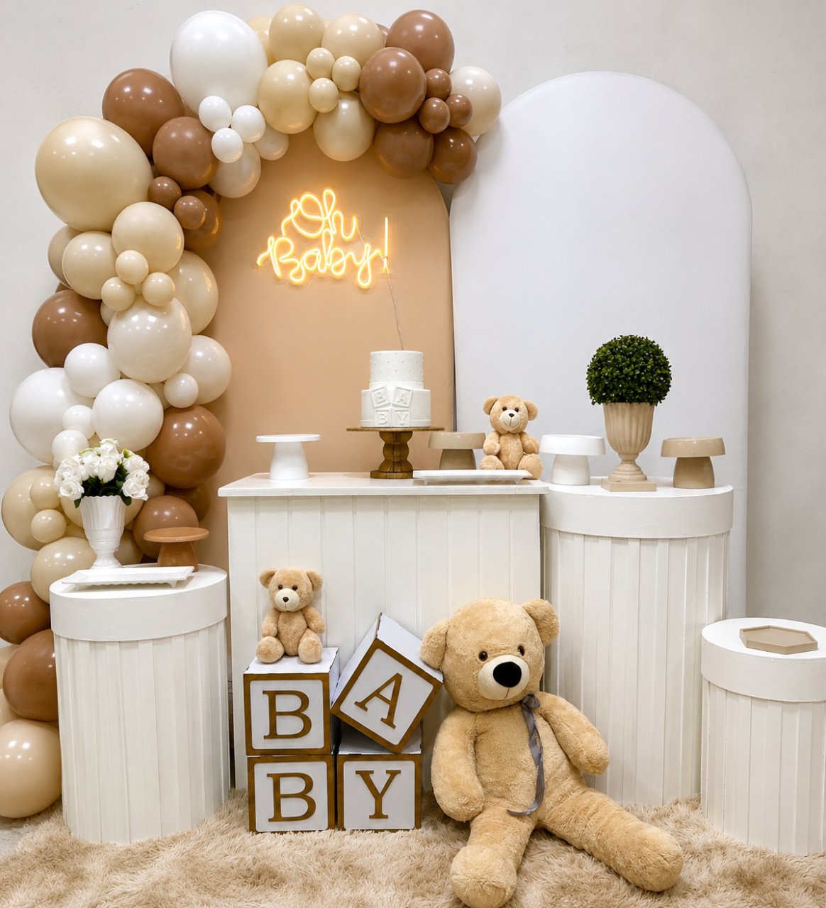 Decoração Chá de Bebê Oh Baby - N&M-pegue e monte
