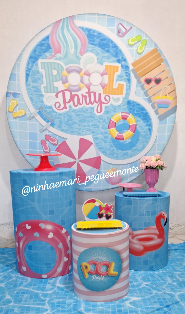 Kit Prata Pool Party 2 - N&M-pegue e monte