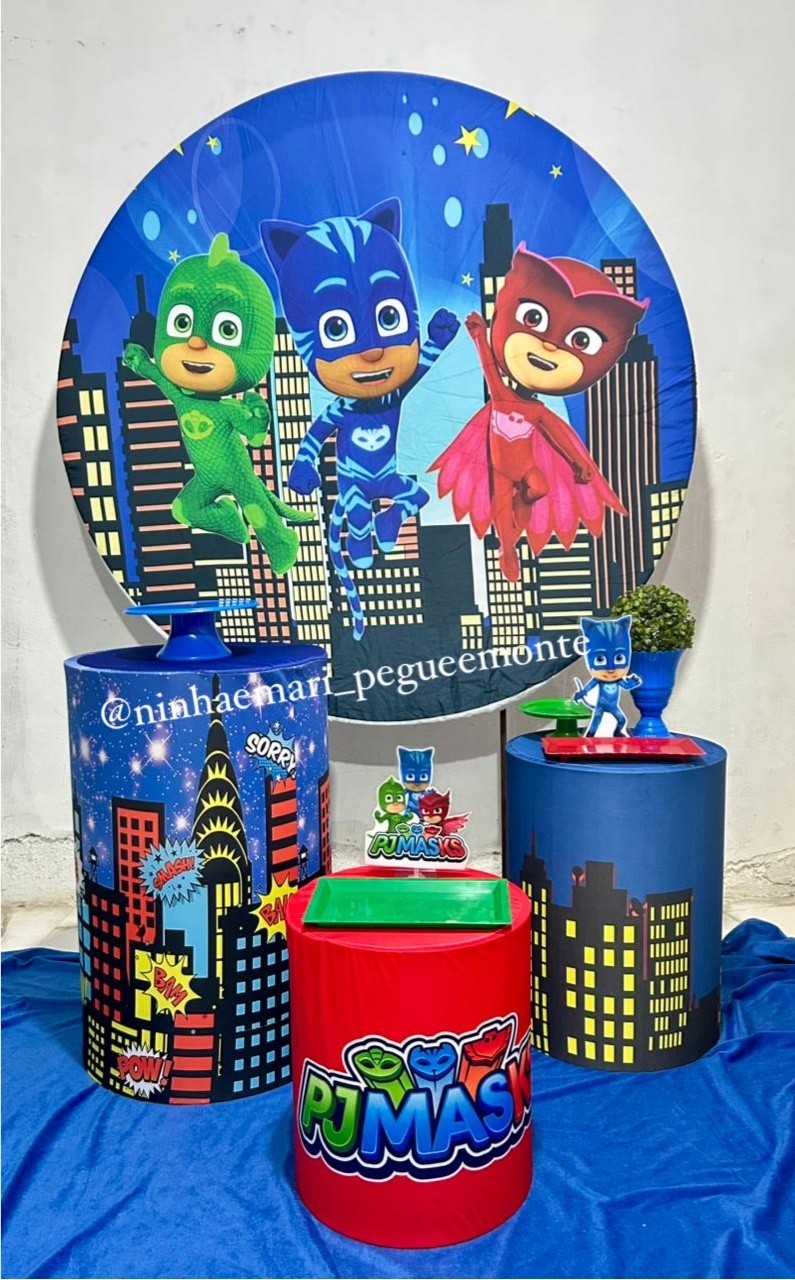 Kit Prata Pjmasks - N&M-pegue e monte