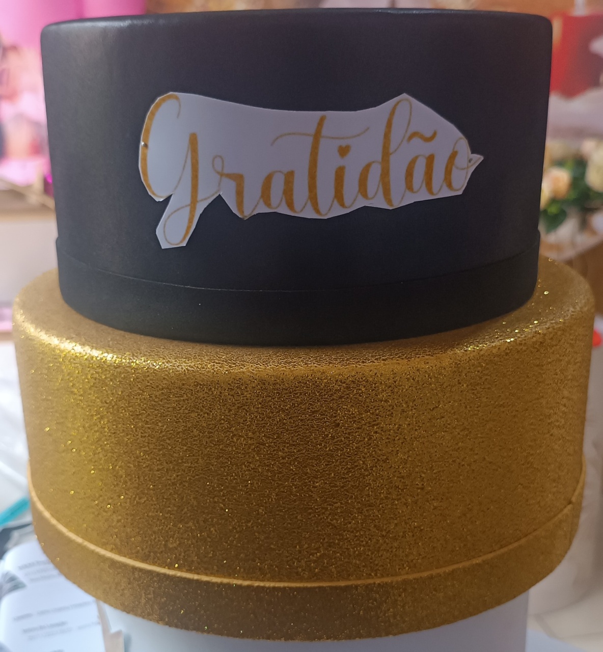 Bolofake Gratidão  - N&M-pegue e monte