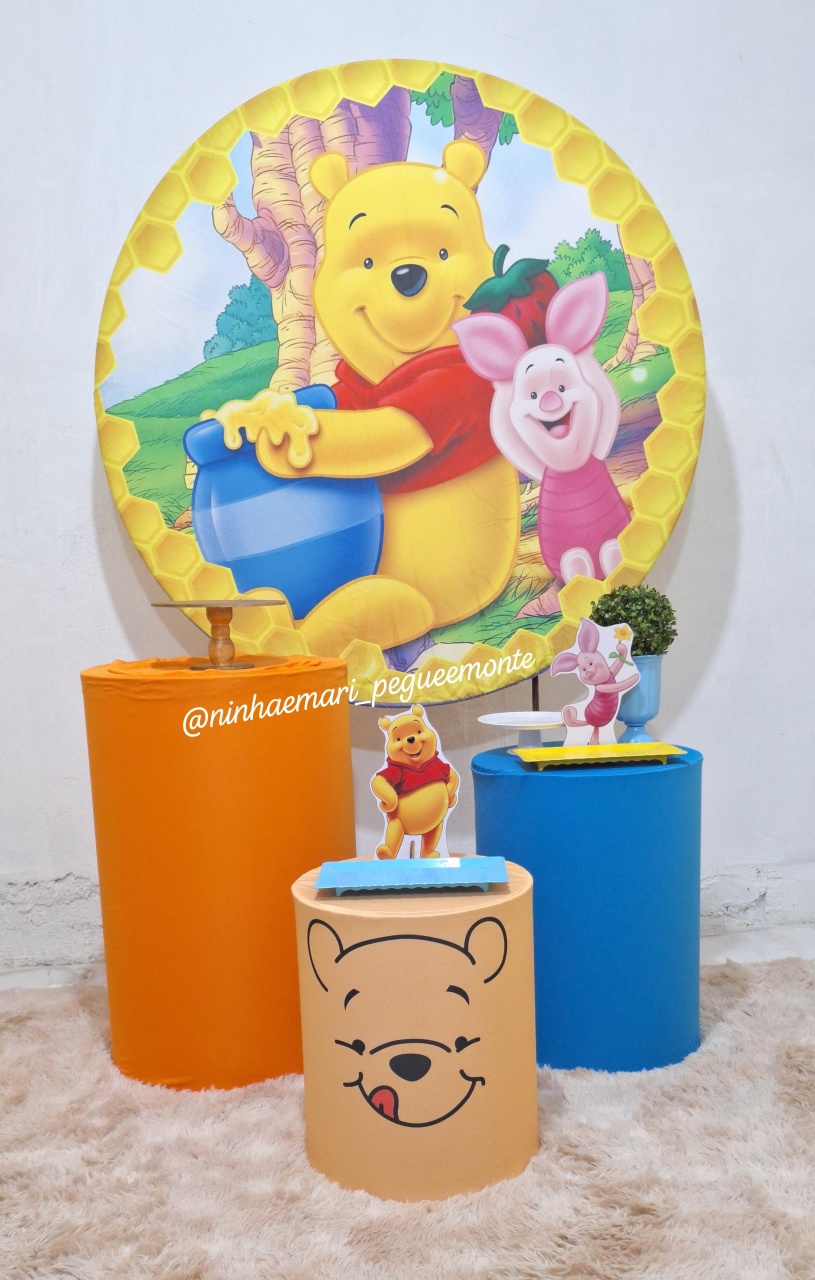 Kit Prata Ursinho Pooh - N&M-pegue e monte