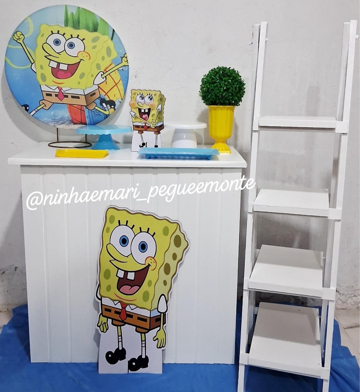 Kit Mesa Acessórios Bob Esponja 2 - N&M-pegue e monte