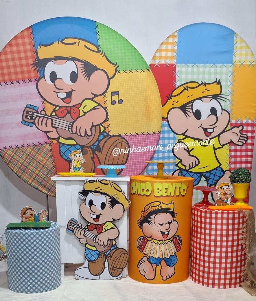 Kit Diamante Festa Junina Chico Bento - N&M-pegue e monte