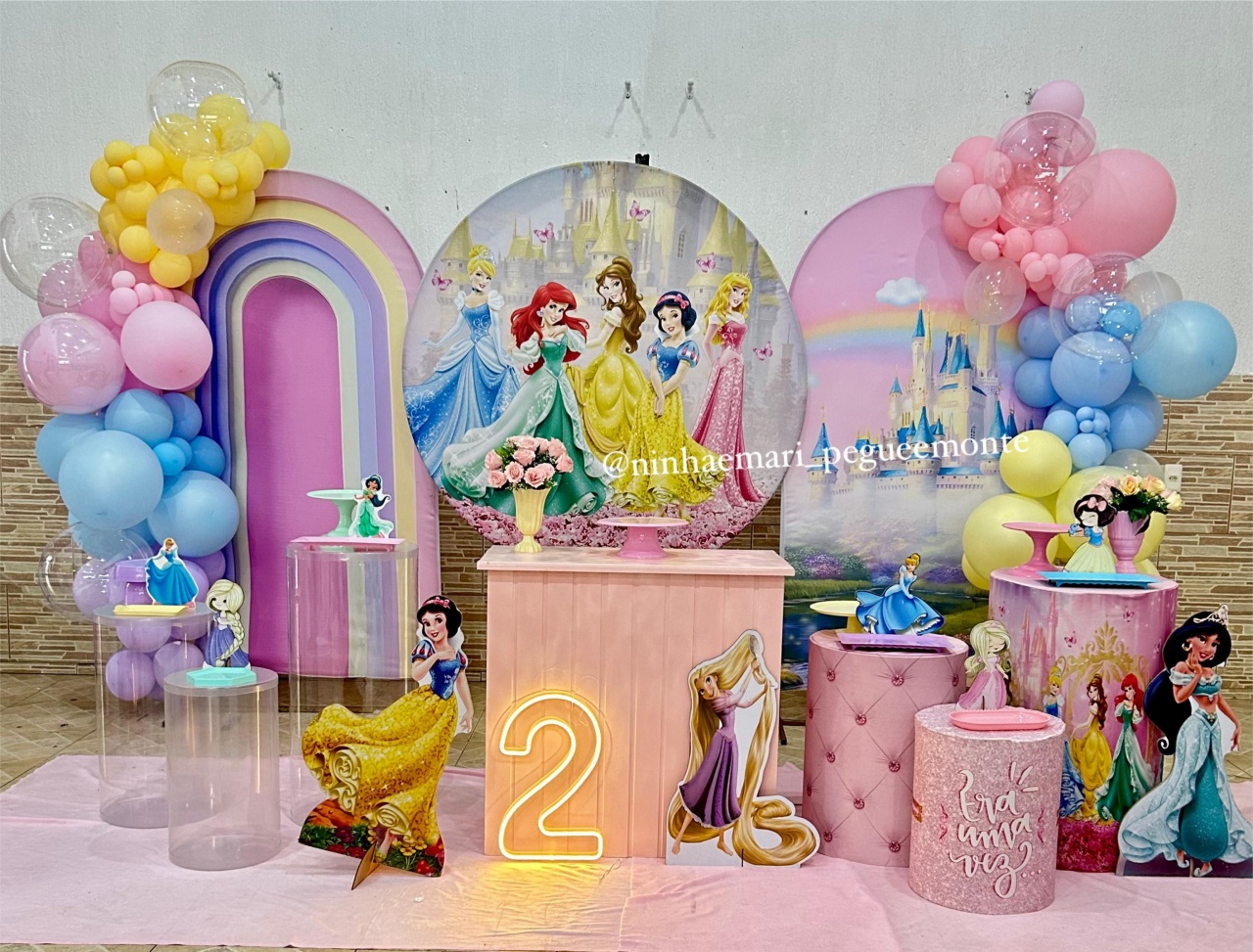 Decoração As Princesas 7 - N&M-pegue e monte