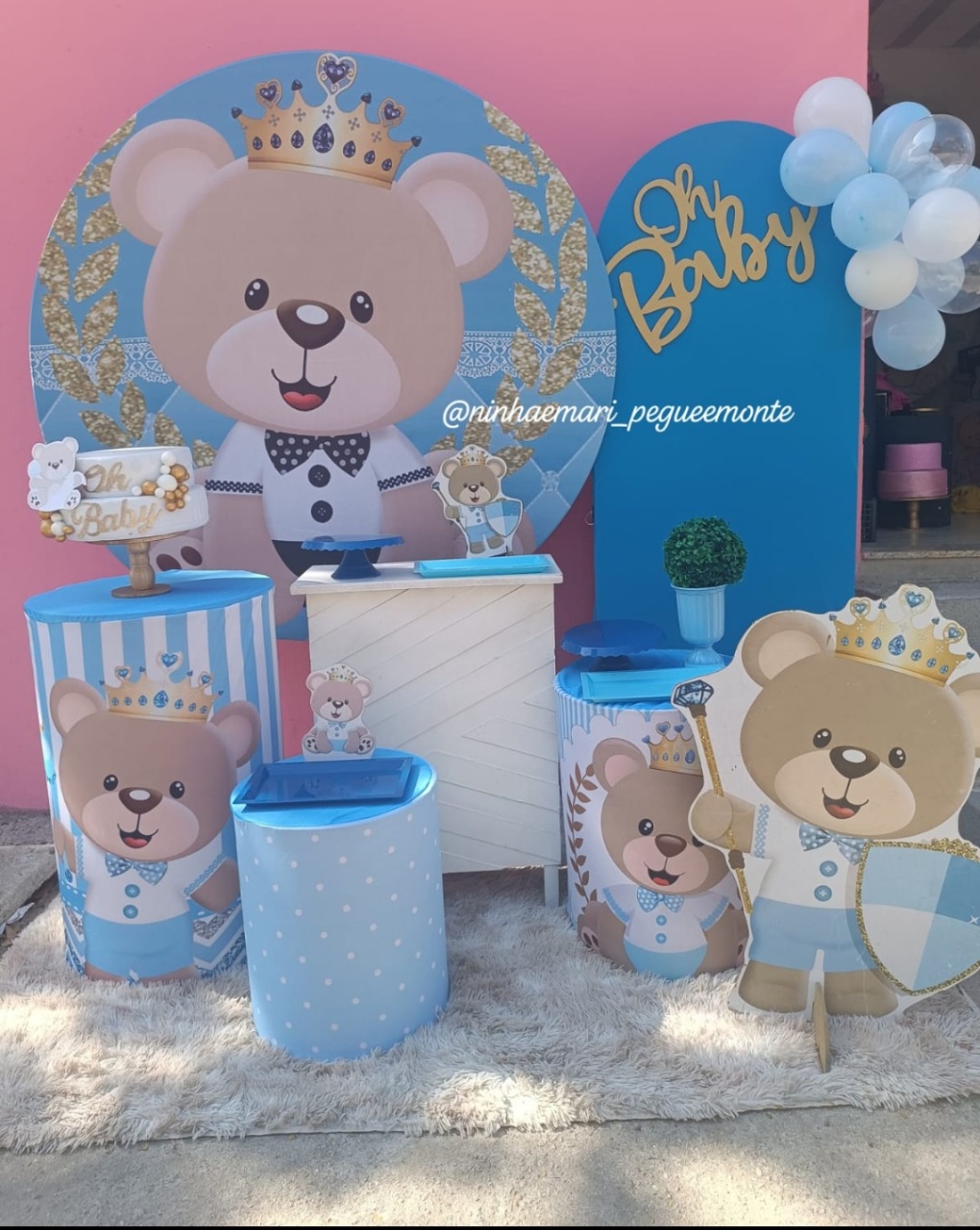 Kit Diamante Ursinho Realeza - N&M-pegue e monte