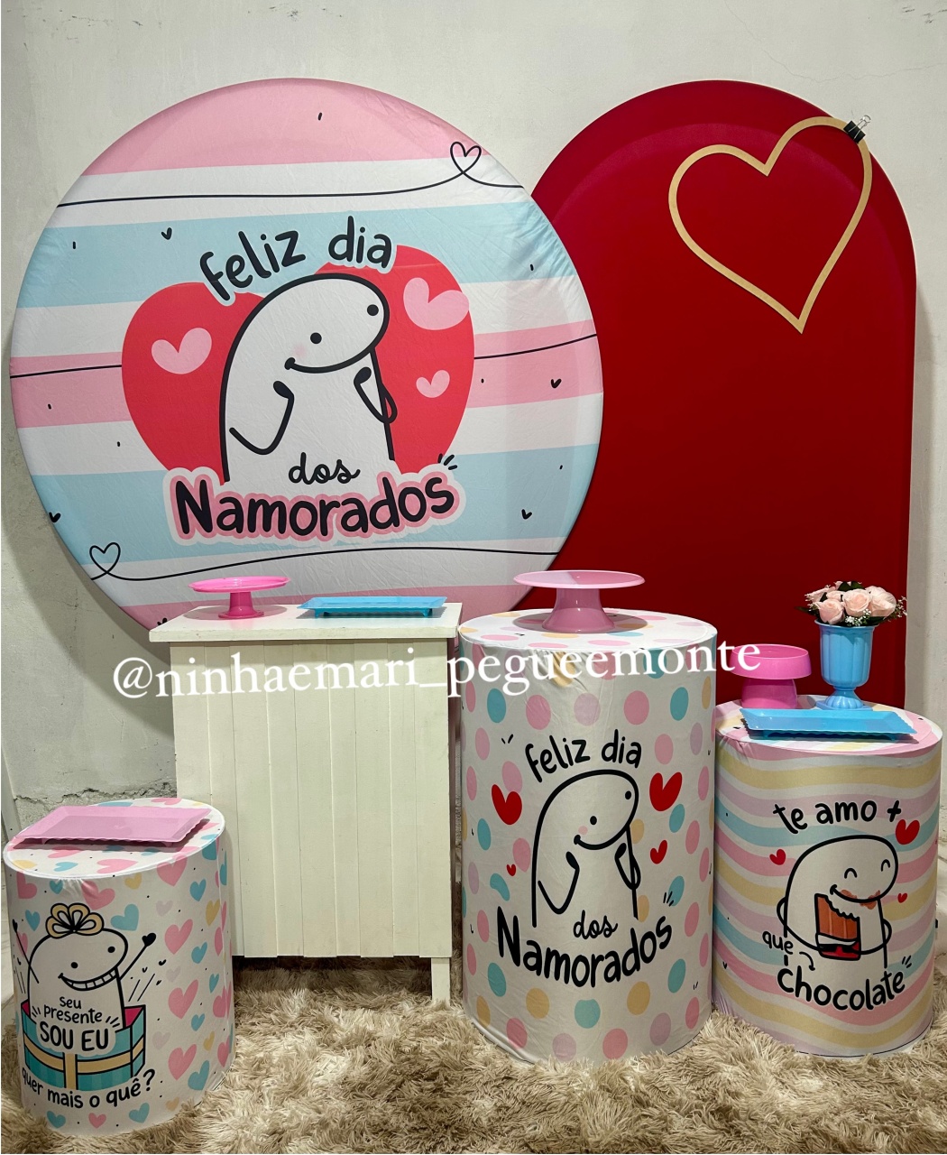 Kit Diamante Feliz Dia dos Namorados - N&M-pegue e monte