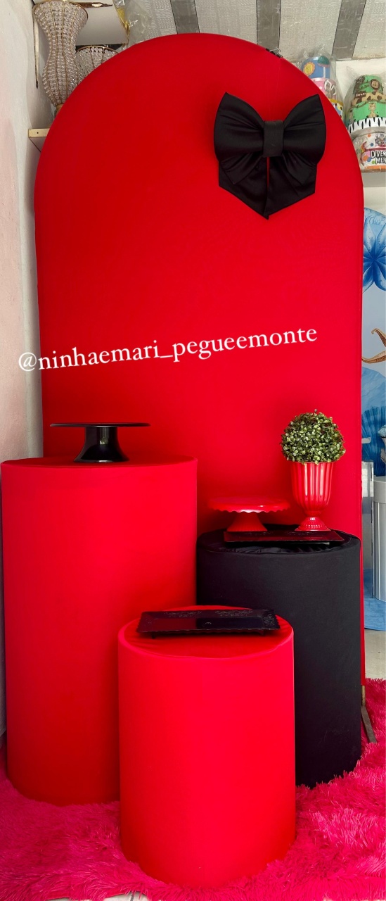 Kit Luxo Laço Vermelho  - N&M-pegue e monte