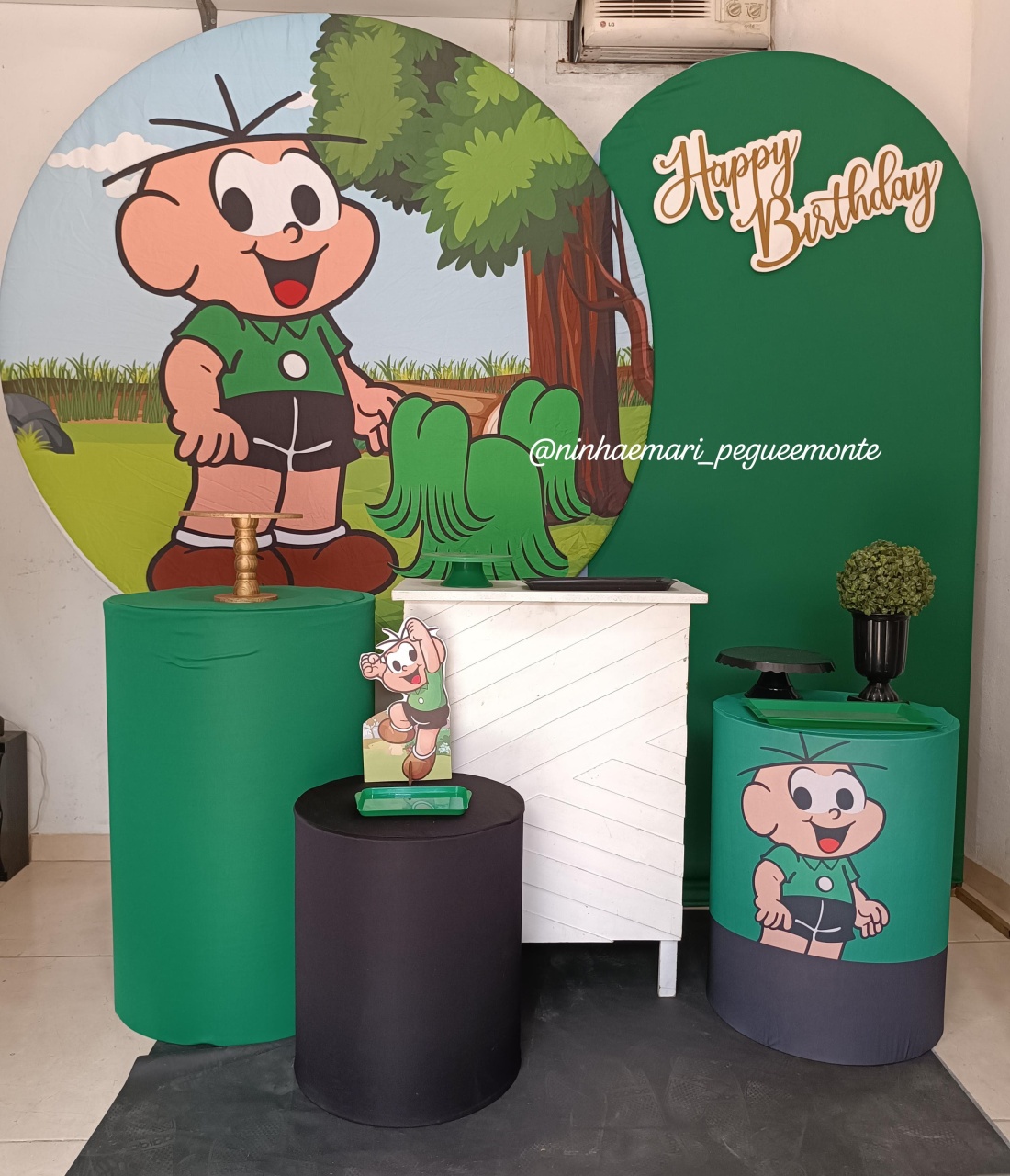 Kit Diamante Cebolinha  - N&M-pegue e monte