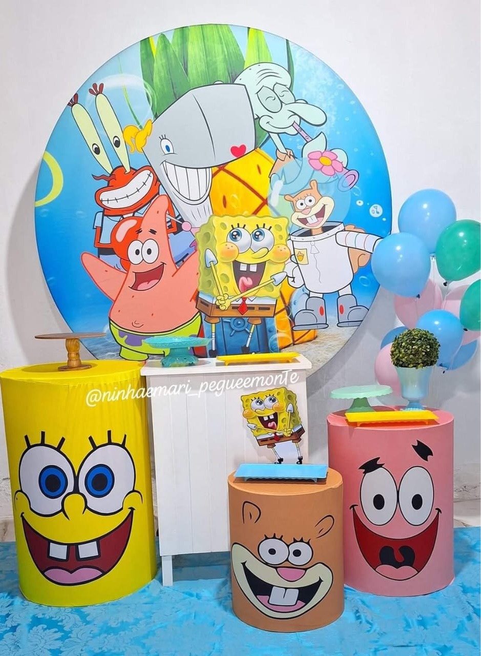 Kit Ouro Bob Esponja 1 - N&M-pegue e monte