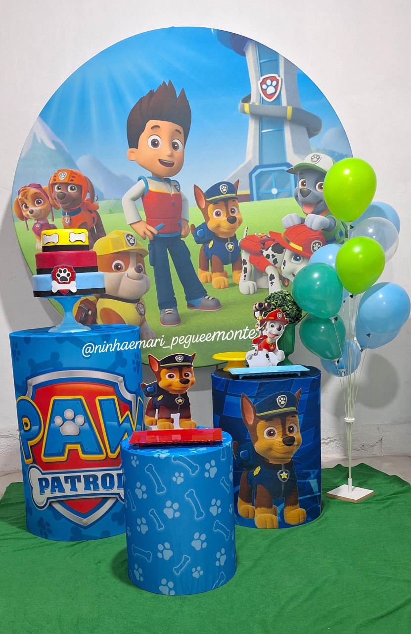Kit Prata Patrulha Canina - N&M-pegue e monte