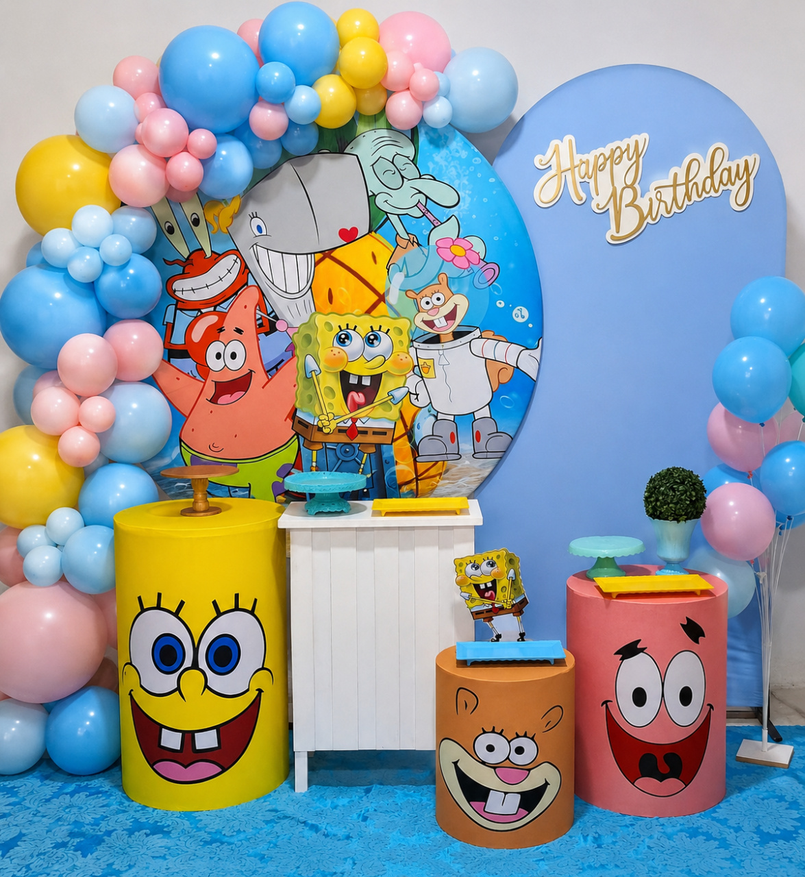Decoração Kit Diamante Bob Esponja - N&M-pegue e monte