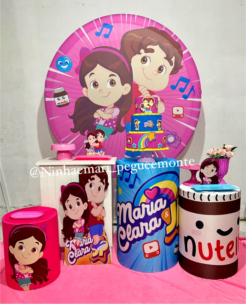 Kit Ouro Maria Clara E Jp Menina - N&M-pegue e monte