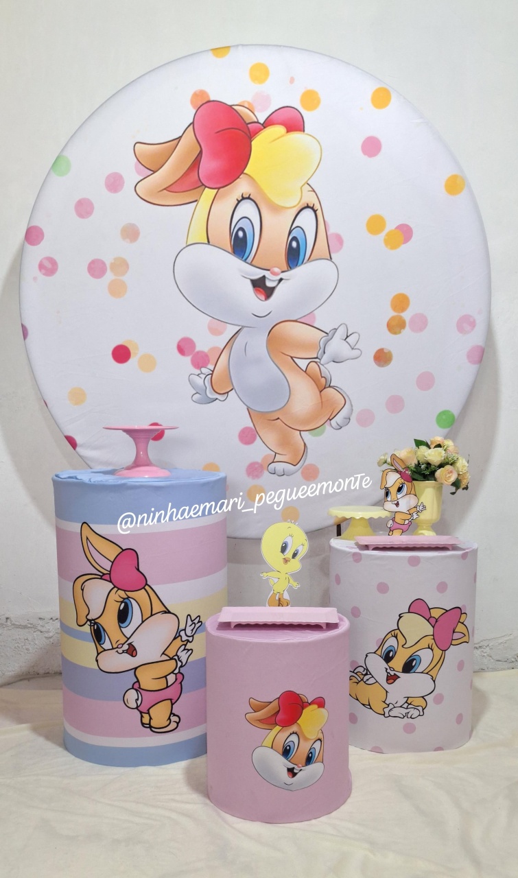 Kit Prata Baby Looney Tunes Lola - N&M-pegue e monte
