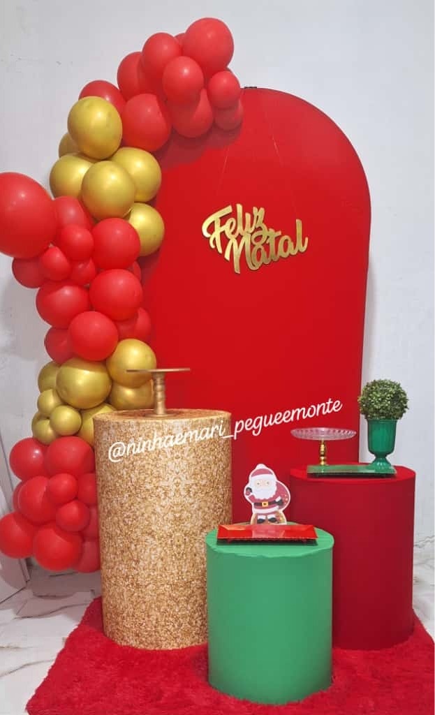 Kit Luxo Feliz Natal 3 - N&M-pegue e monte