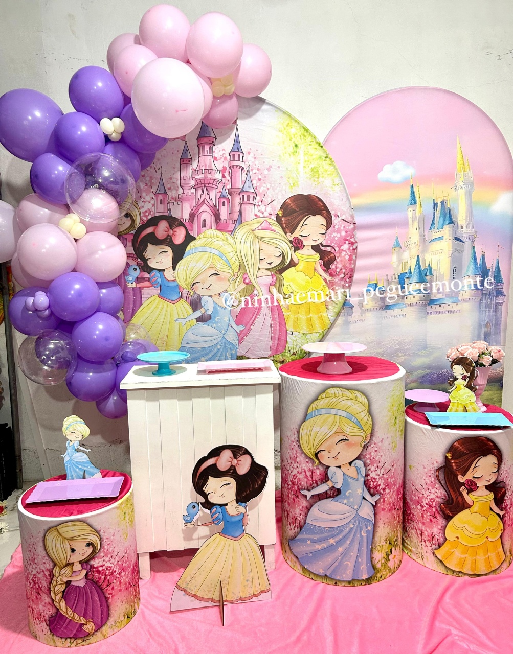 Kit Diamante Princesas - N&M-pegue e monte