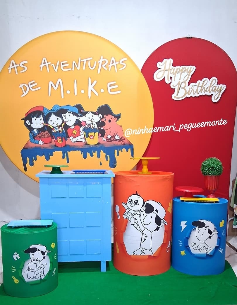 Kit Diamante As Aventuras de Mike  - N&M-pegue e monte