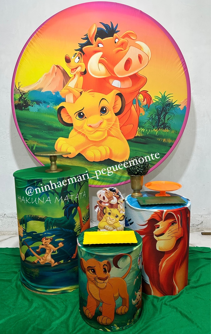 Kit Prata Rei Leao 1 - N&M-pegue e monte