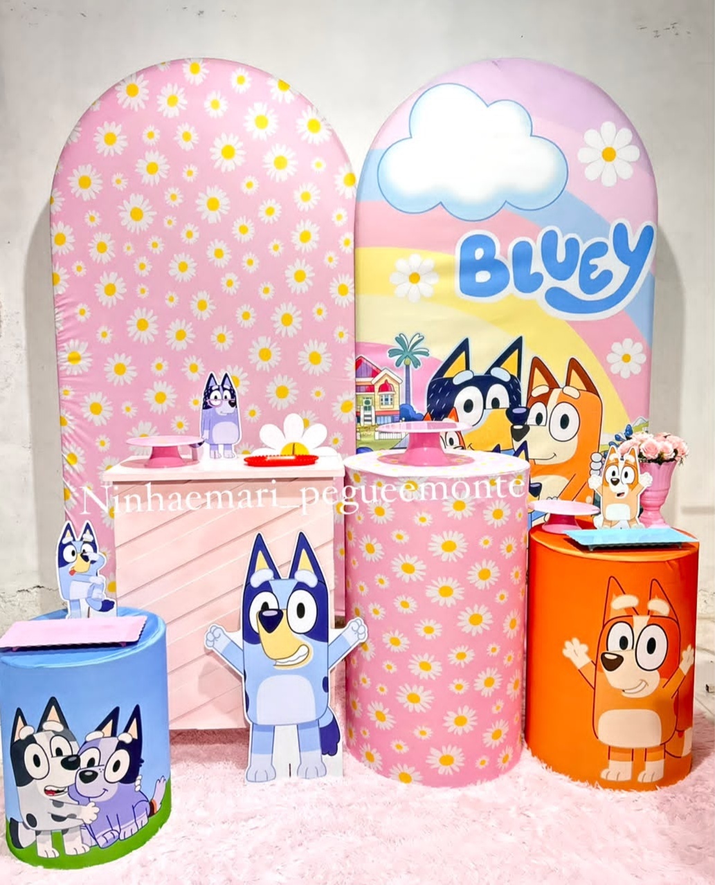 Kit Composição Bluey Menina - N&M-pegue e monte