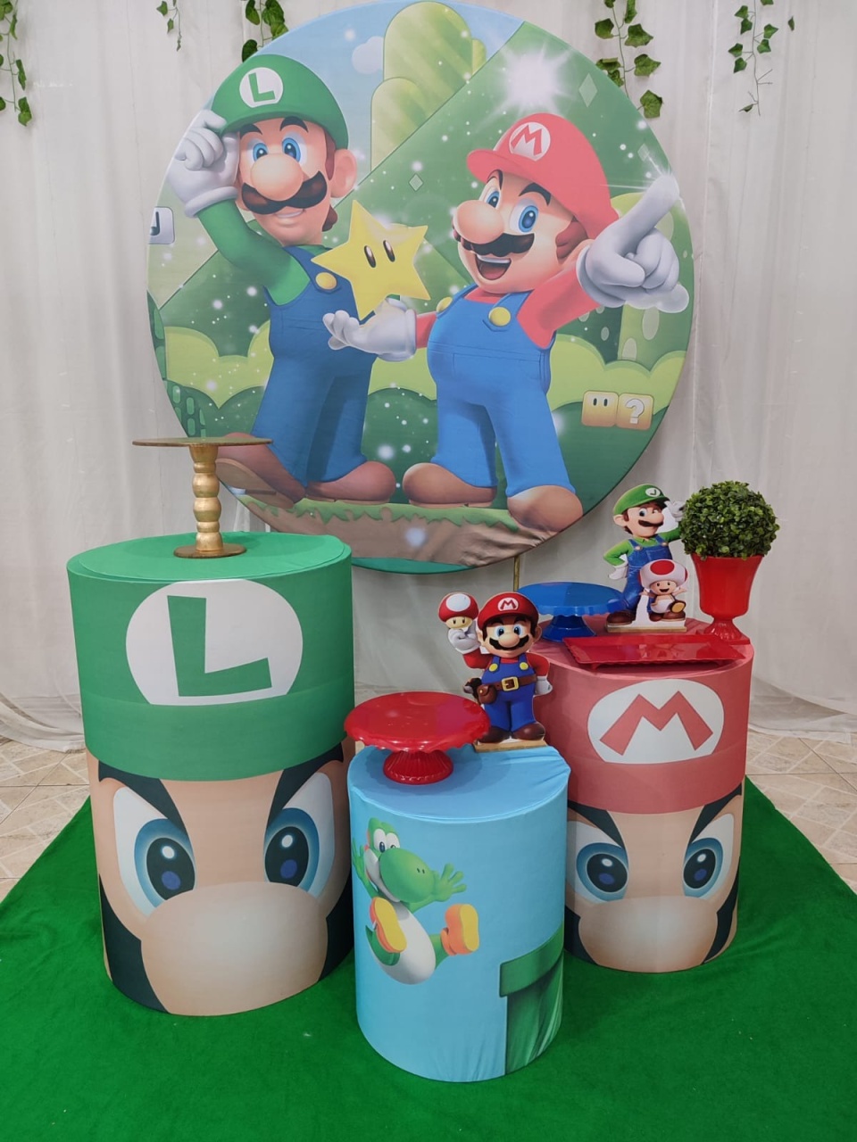 Kit Prata Super Mario - N&M-pegue e monte
