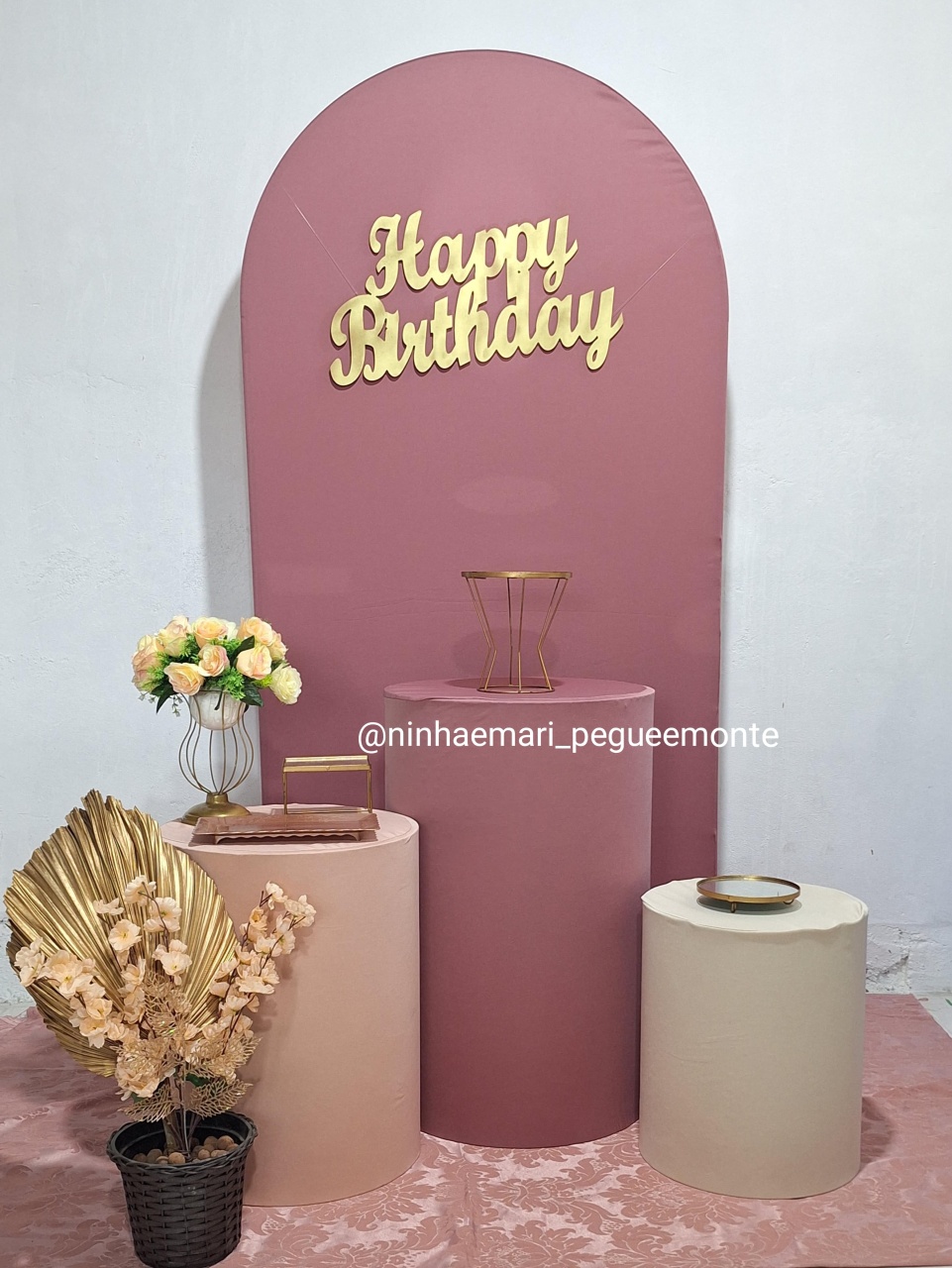 Kit Luxo Rose - N&M-pegue e monte