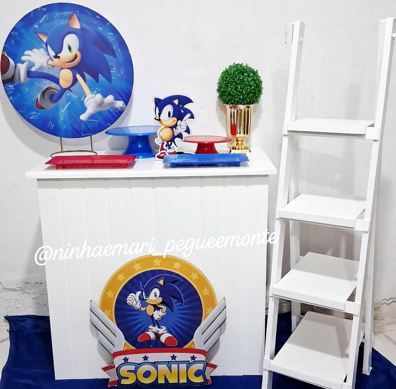 Kit Mesa Acessórios Sonic - N&M-pegue e monte