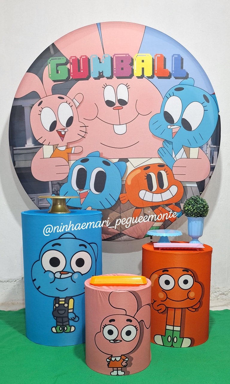 Kit Prata Incríveis Mundo de Gumball - N&M-pegue e monte