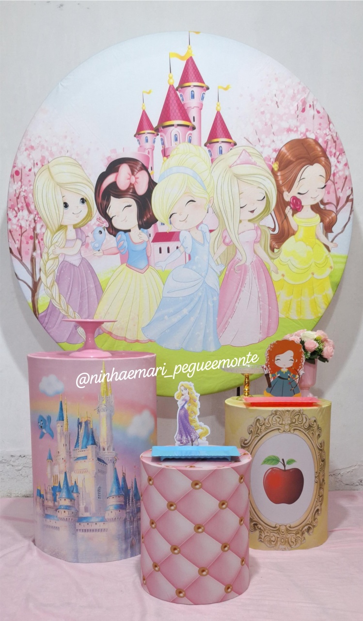 Kit Prata As Princesas  - N&M-pegue e monte