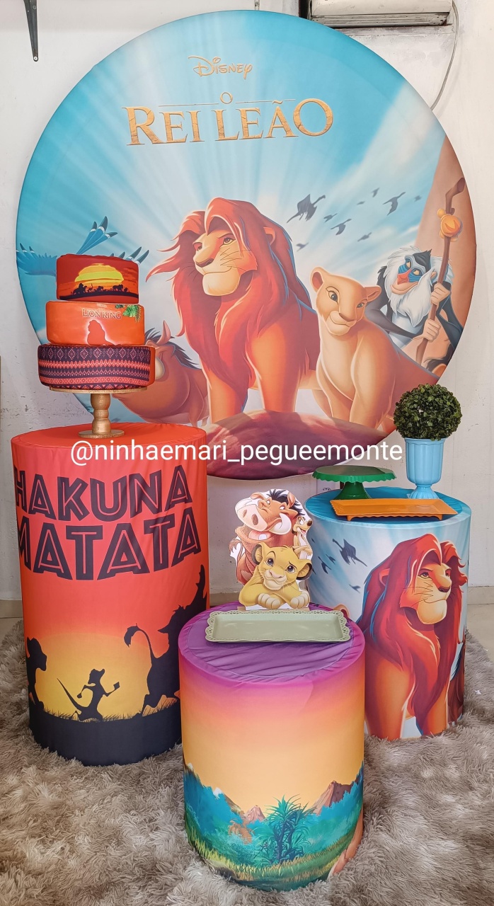 Kit Prata Rei Leão  - N&M-pegue e monte