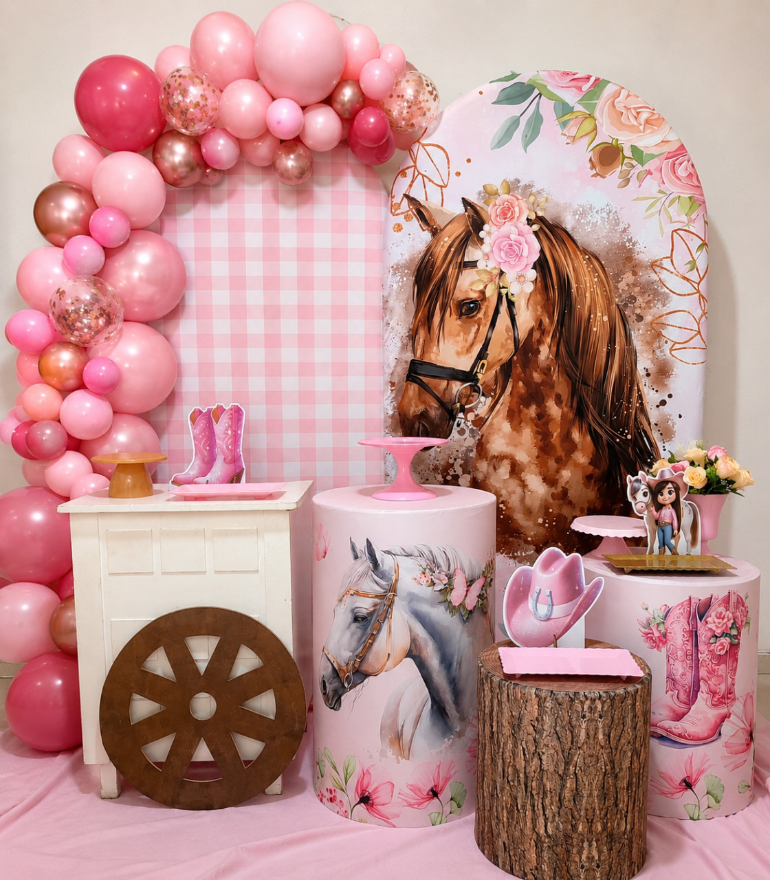 Decoração Kit Luxo Boiadeira - N&M-pegue e monte