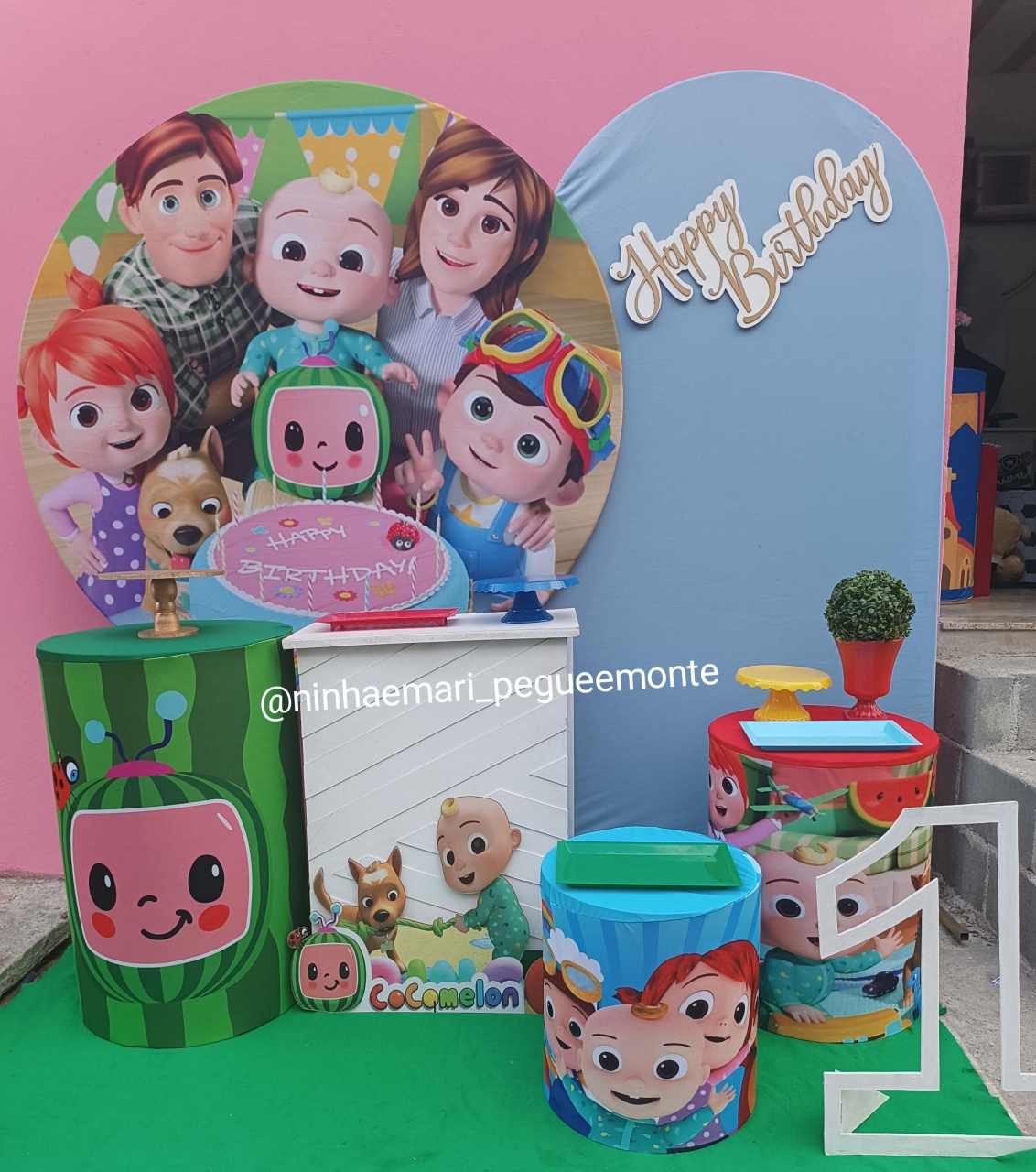 Kit Diamante Cocomelon  - N&M-pegue e monte