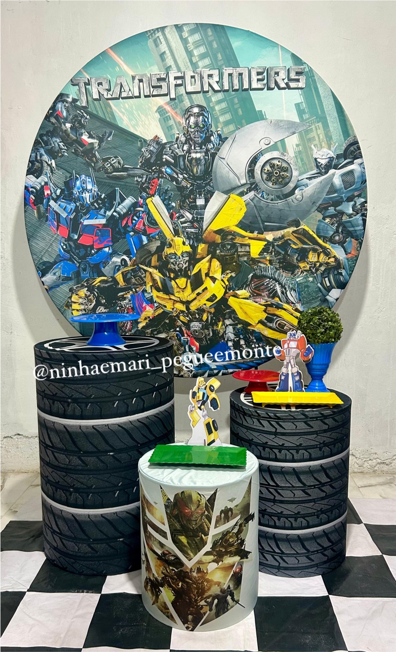 Kit Prata Transformes  1 - N&M-pegue e monte