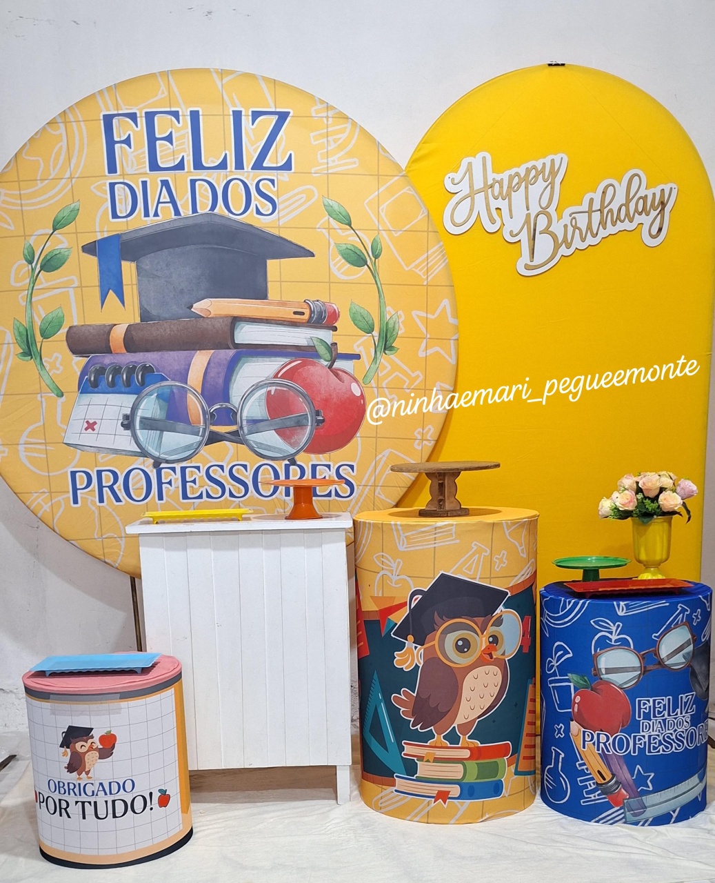 Kit Diamante Feliz Dia dos Professores - N&M-pegue e monte