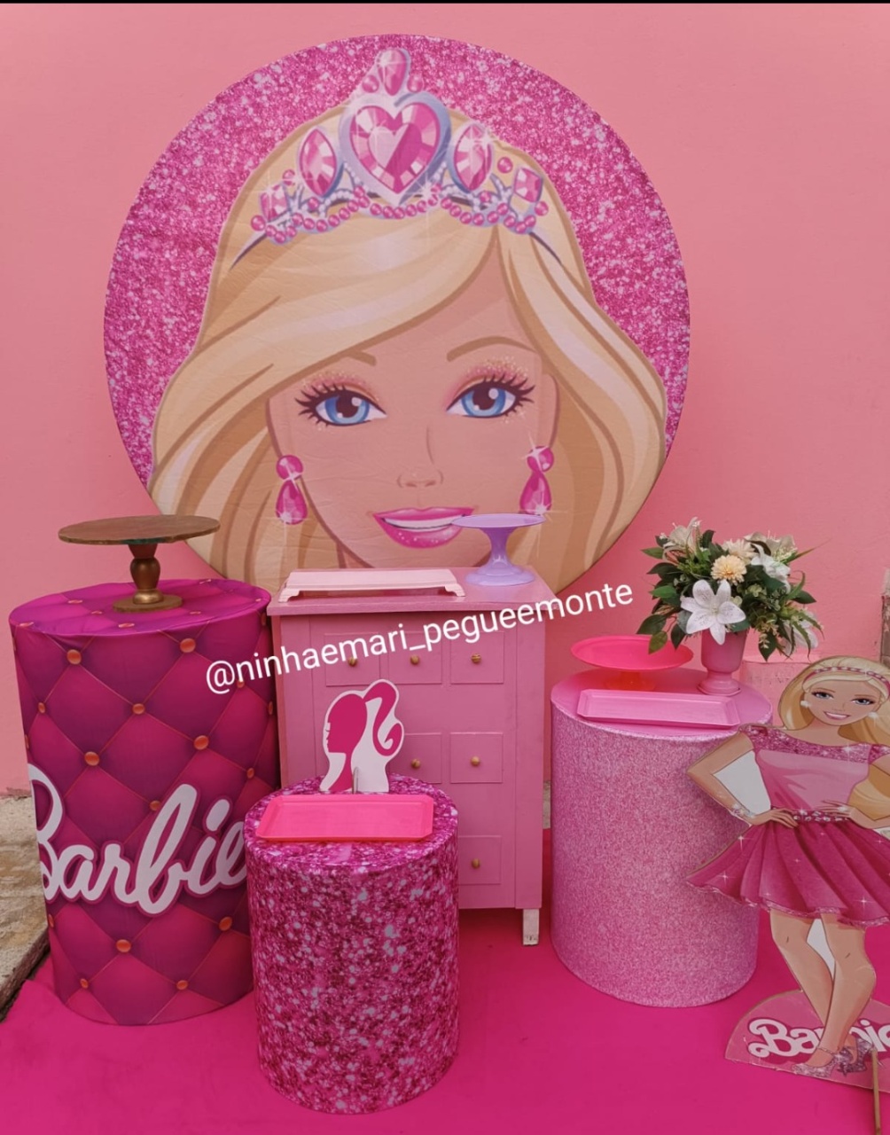 Kit Ouro Barbie Loira - N&M-pegue e monte