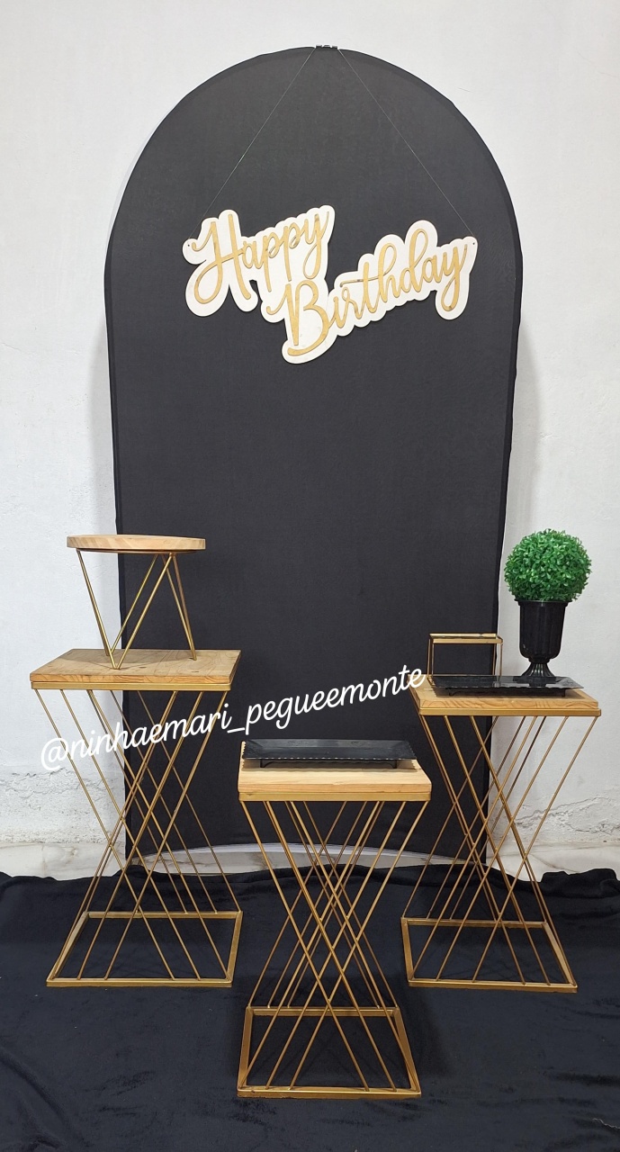 Kit Luxo Preto 1 - N&M-pegue e monte