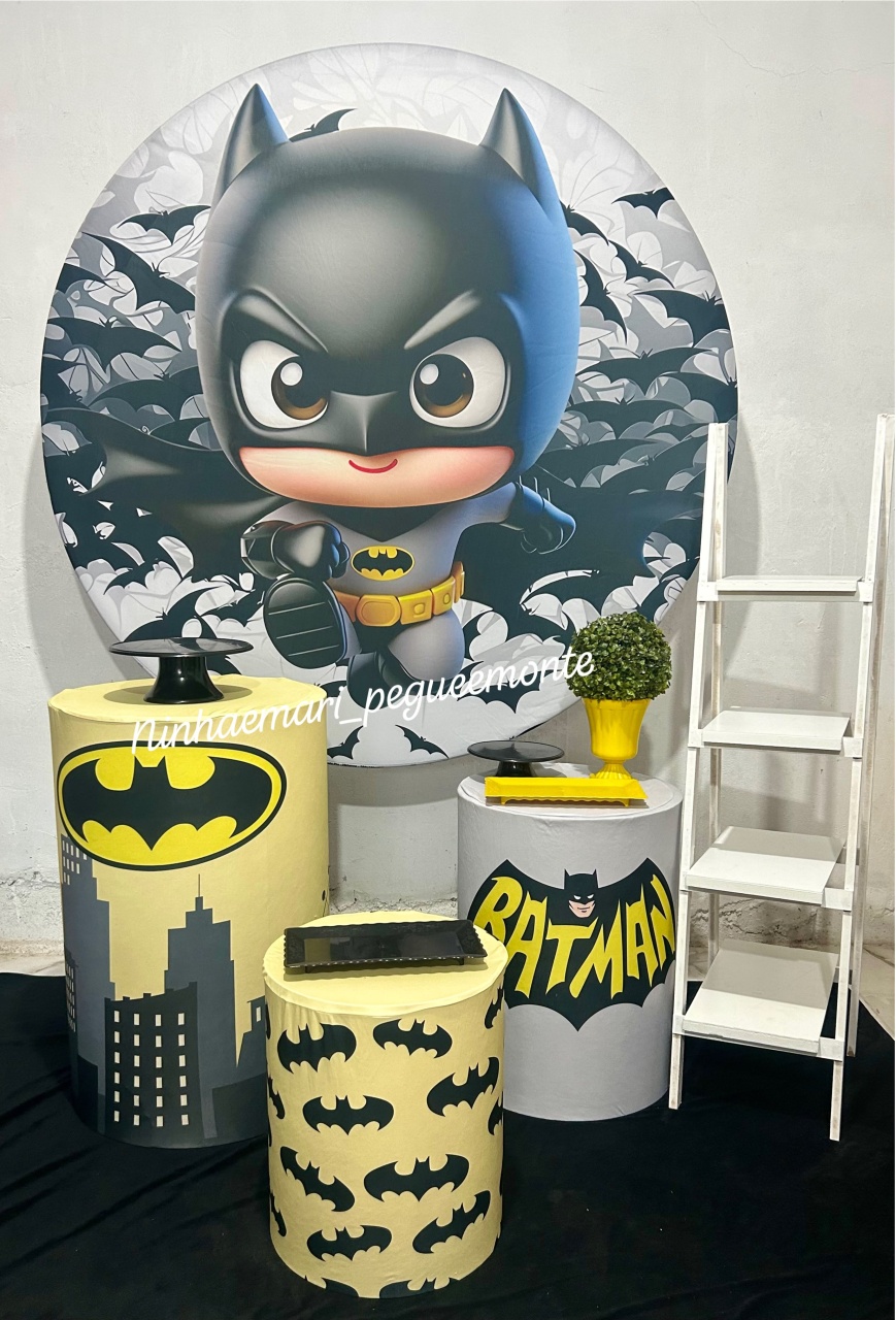 Kit Prata Batman Baby - N&M-pegue e monte